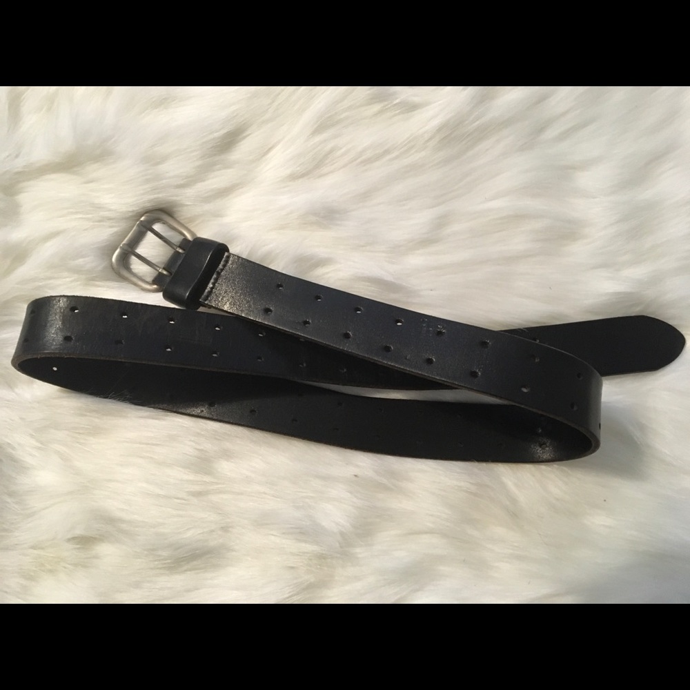 Black Leather Belt